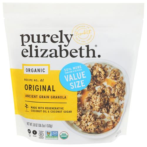 Purely Elizabeth Organic Original Ancient Grain Granola, 18 Oz