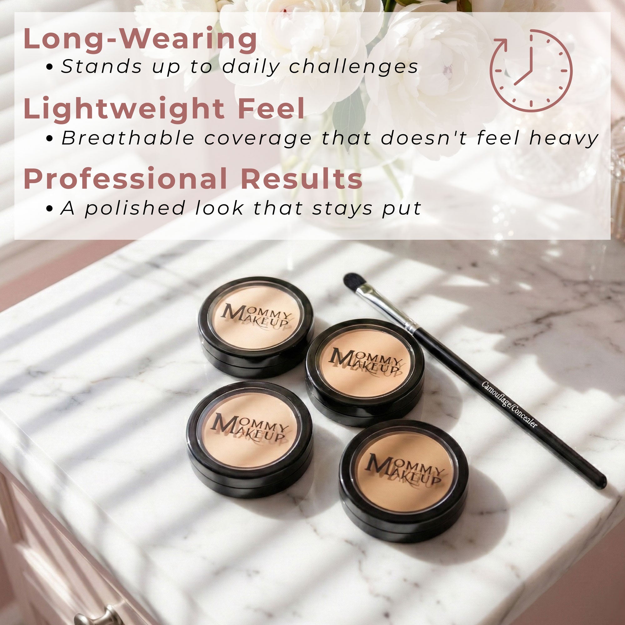 Mommy's Little Helper Concealer, Eyeshadow Base & Face Cover Up - RESTED (Medium)