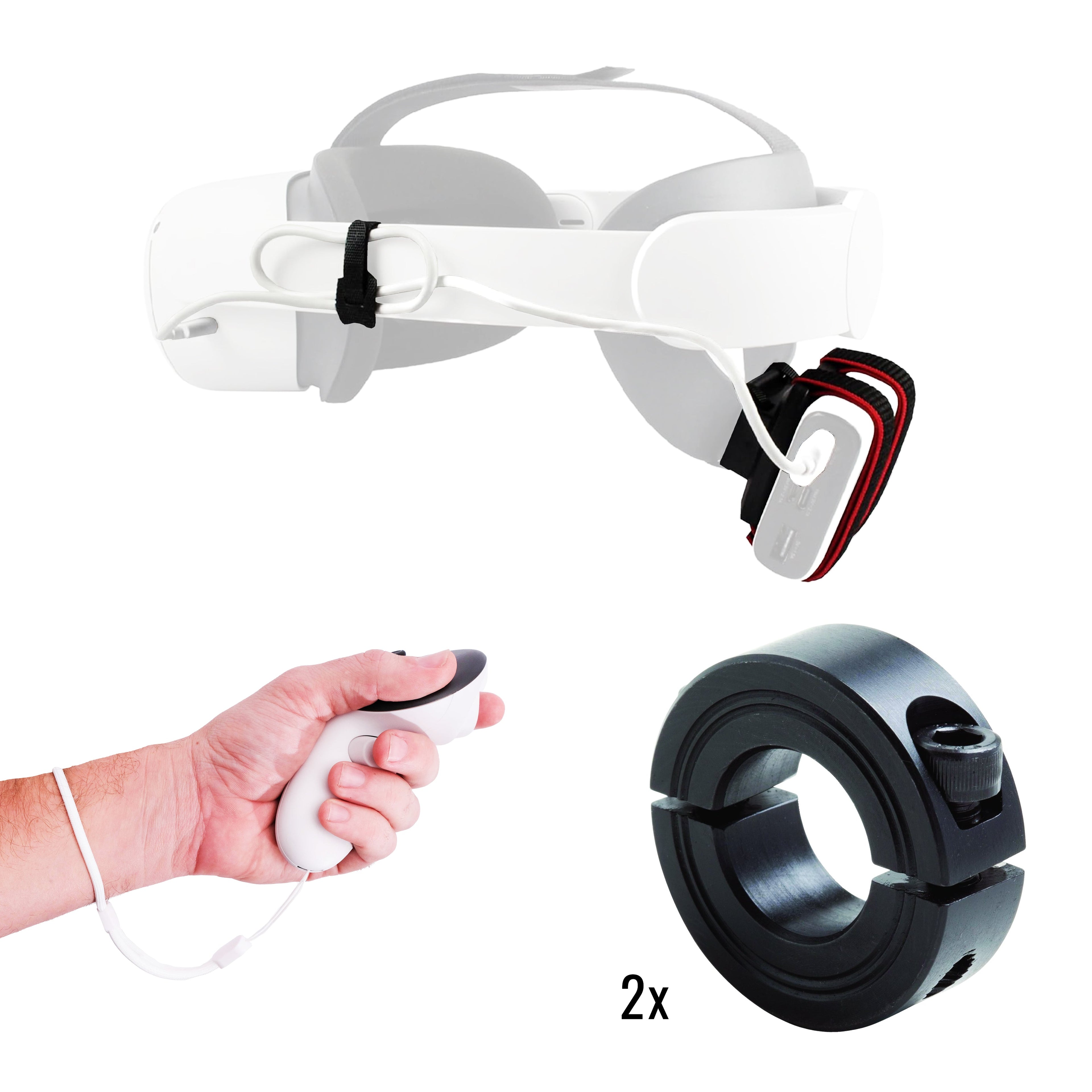 DriVR Ace - VR Golf Club Handle Accessory - Compatible with Quest 3/3s and Pro